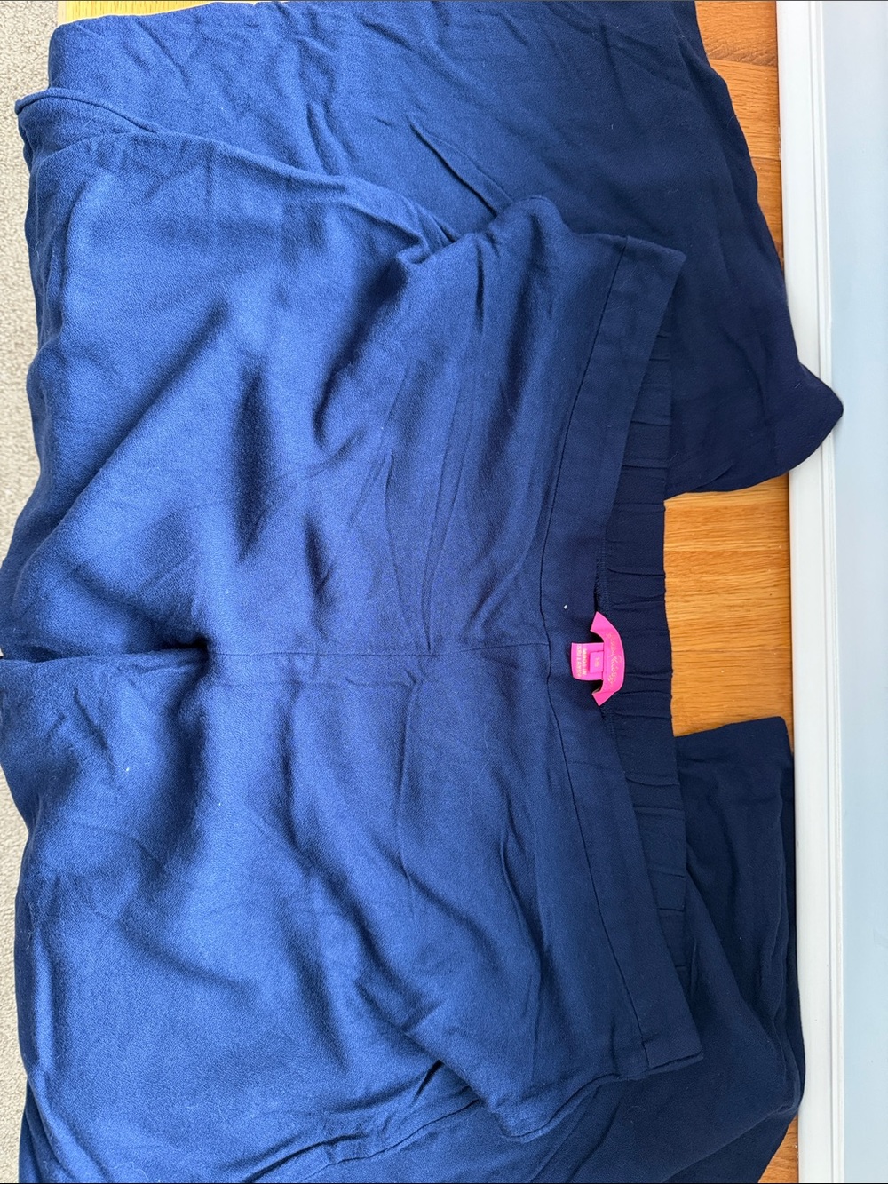 Lilly Pulitzer Navy Wide Leg Pants